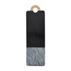 Mud Pie Black Wood Marble Board; 8" x 26"