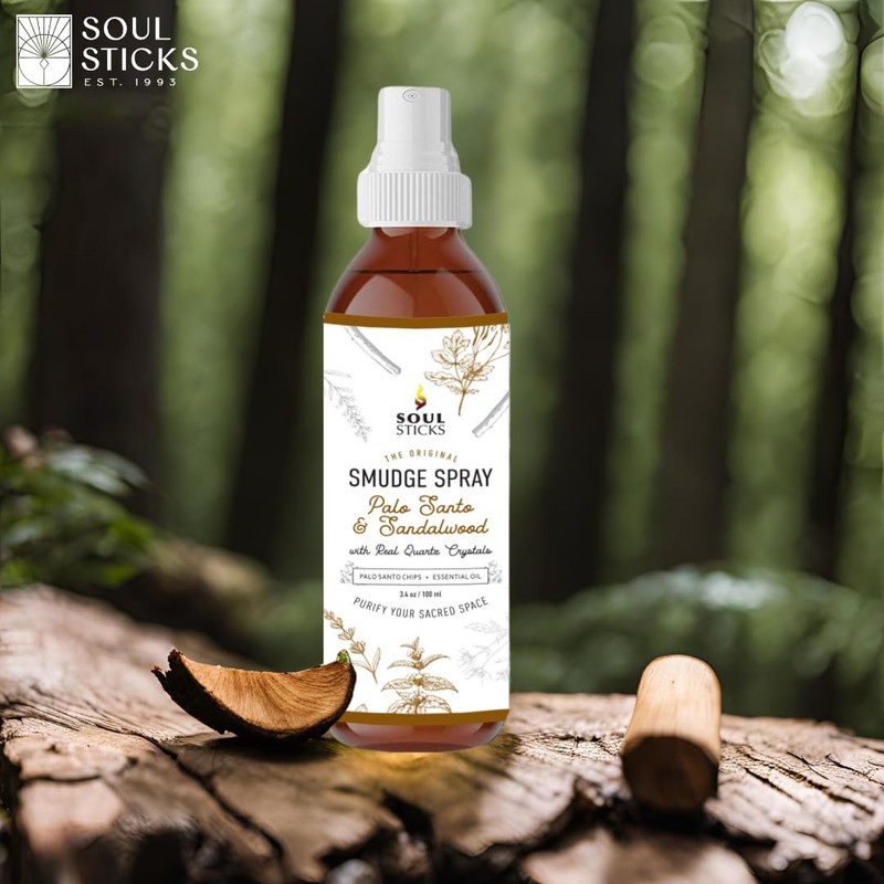 SOUL STICKS White Sage & Cinnamon Smudge Spray – 3.5oz