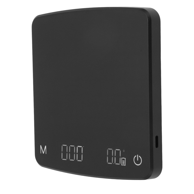 Digital Coffee Scale with Timer USB Rechargeable 0.1g High Accuracy