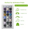 Unjumbly Baseball Hat Rack, 24 Pocket Over-The-Door Hat Organizer with