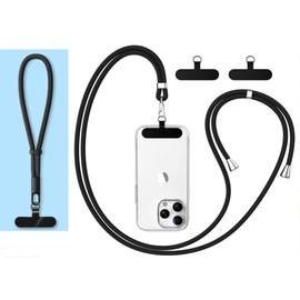 Jyeennar 2PCS Adjustable Phone Wrist Straps and 2pcs Anti Slip Clips, Anti Drop Protection, Perfect for Gym, Travel and Daily Use, Unisex Phone Strap for Sports Enthusiasts,Commuters