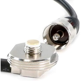 Rugged Radios Antenna for Two Way Radio Business Band UTV Car Truck – Features Standard NMO Mount (Coax Cable, Coax Cable 15')