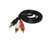 HQRP Y Audio Cable Splitter 4 ft (3.5mm Jack to