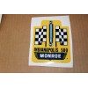 monore shocks indy 500 usac cart, not original,tool box sticker