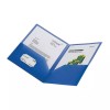 Office Depot® Brand School-Grade 2-Pocket Poly Folder, Letter Size, Blue