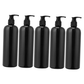 LIFKOME 5pcs Plastic Pump Bottle Refillable Pump Bottle Soap Dispenser Shampoo Lotion Hand Soap