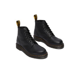 Dr. Martens Unisex 101 Unbound Leather Ankle Boot Fashion, Black, 7 US Men