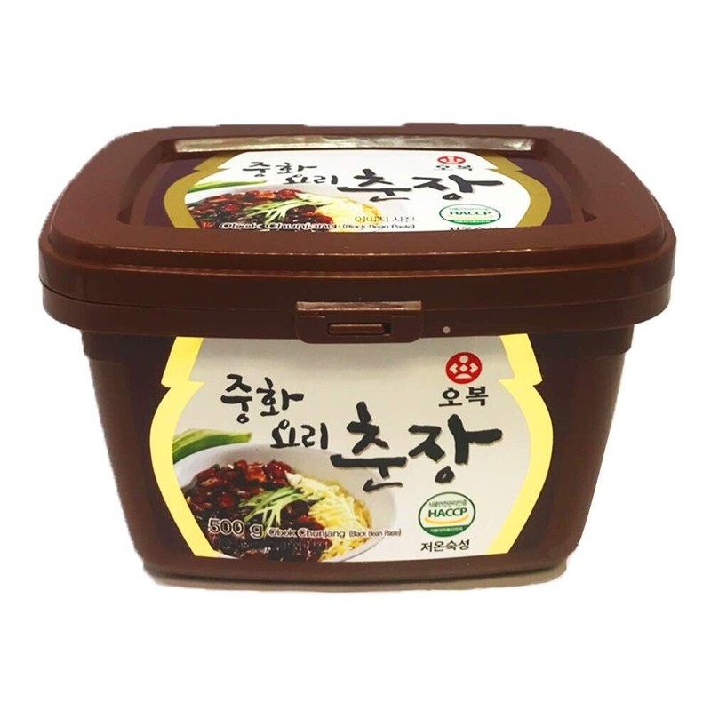 Obok Chunjang Korean Black Bean Paste Essential Jjajang Sauce 500g