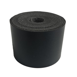 Doageas Leather Strap 2 Inches Flat Wide Genuine Leather Strips for Crafts 78.7inches Long Single Sided PU Leather Belt Strap for DIY Crafts Tooling Clothing Jewelry Wrapping Bag (Black)