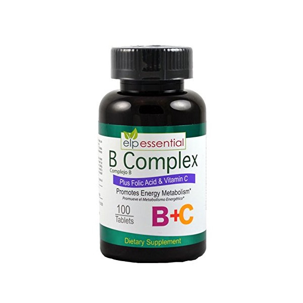 ELP ESSENTIAL B Complex Vitamin Tablets 100'S COMPLEJO B