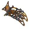 Parcelona French Intricate Celluloid Small Shell Slide in Side Slider