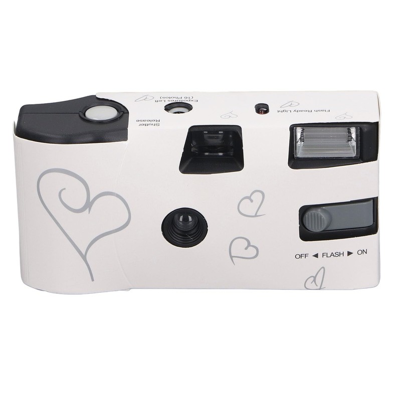 Film Camera, Advance Wheel Single Use Camera for Wedding