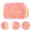 SEWACC 1 Roll Strand Rainbow Cotton Rope for DIY Crafts