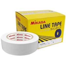Mikasa AC-LTPE4050-W Line Tape, White, Polyethylene (Non-Stretchable) Width 1.6 inches (40 mm) x 166.6 ft (50 m) x 2 Rolls