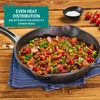 MIRRO 12in Cast Iron Preseasoned Skillet with Helper Handle