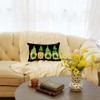 Ogiselestyle St Patricks Day Luck Gnomes Throw Pillow Cover, 12