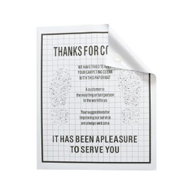 50Pcs Heavy Duty Disposable Auto Paper Floor Mats,Automotive Mat Covers Protector Detailing Detail Wash Temporary Sticky 16" W x 20" H,Vehicle Carpet Protector for Dealer and Car Wash