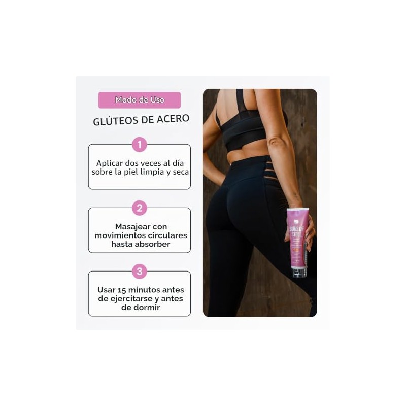 SteelFit Buns of Steel Maximum Toning Cream with 4% Intenslim