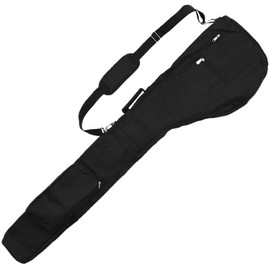 Yjijaiifd New Golf Club Carrier Bag Carry Driving Range Travel Bag Water Foldable Golf Bag Golf Carry Bag,Black