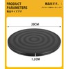 Rotating Tabletop, 360° Rotation, Round, Thin Display, Durable, Anti-Slip, Desktop