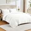 HOMTEC Lightweight King Comforter Set - All-Season Reversible Cooling Blanket,