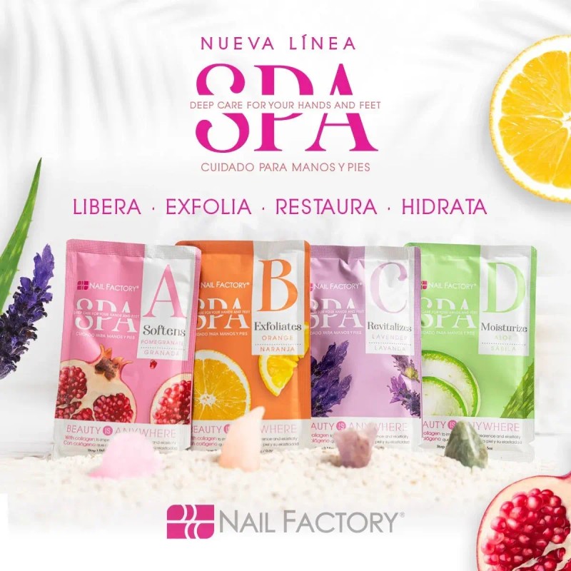 Kit Spa Sales Y Crema Hidratante Mani Y Pedi ,