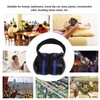 Hearing Protection Ear Muffs 24dB NRR Safety Black Blue Noise