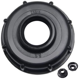 piber IBC Container S60 x 6 with 3/4 Inch Adapter Cover Lid as Outlet Tap for IBC Tank Connection IBC Container Accessories Adapter Cap IBC Water Tank 3/4 Inch (1 Piece - 3/4 Inch)