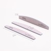 6 limas de uñas de doble cara 80/100/150/180/240 grano manicura