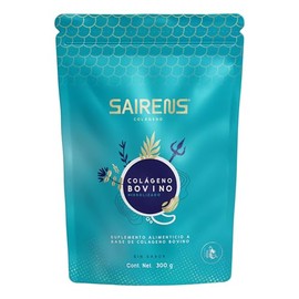 COLÁGENO SAIRENS | Péptidos de Colágeno Bovino | Colágeno hidrolizado tipo I y III | SIN SABOR | 300g
