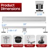 DLONE Linear Shower Drain 28 Inch, AISI 304 Stainless Steel