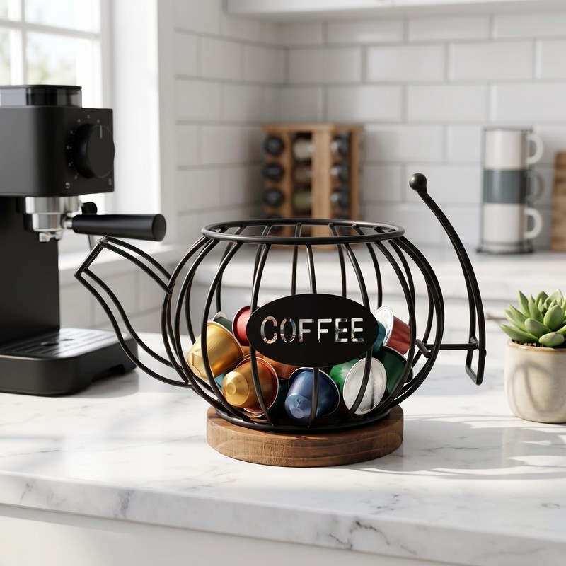 Coffee Pod Holder for Countertop, K Cup Storage Organizer with