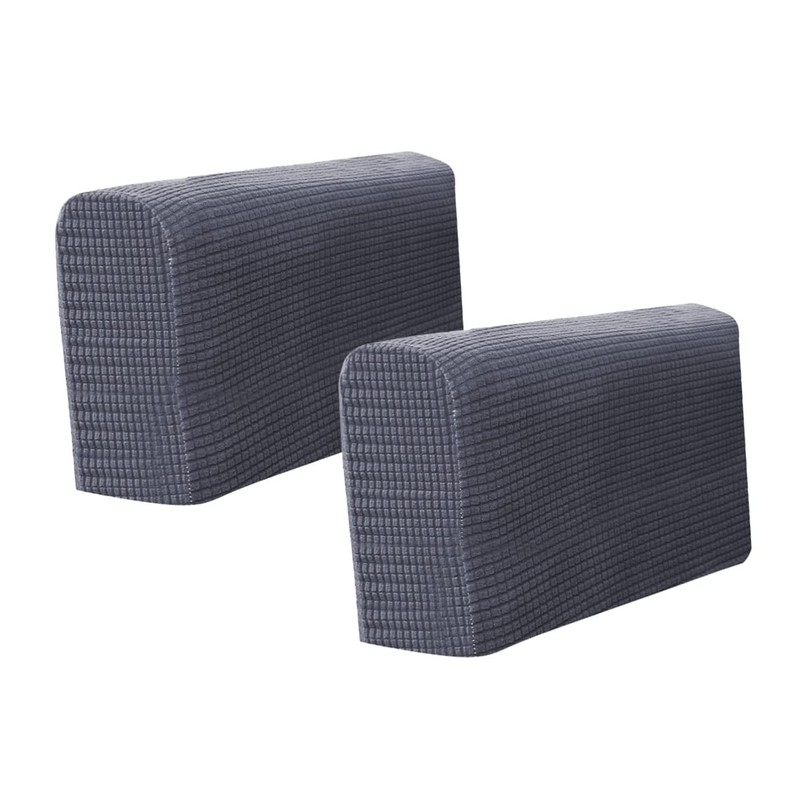 TEHAUX 2pcs Sofa Armrest Cover Elastic Protector for Home and