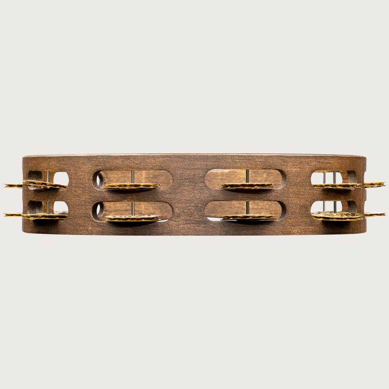 Meinl Percussion Traditional Wood Tambourine - 2-reihiges Tamburin - Durchmesser
