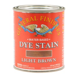 General Finishes Water Based Dye, 1 Pint, Light Brown