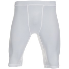 CompressionZ Compression Shorts Men - Sport Spandex Compression Underwear (White, S)