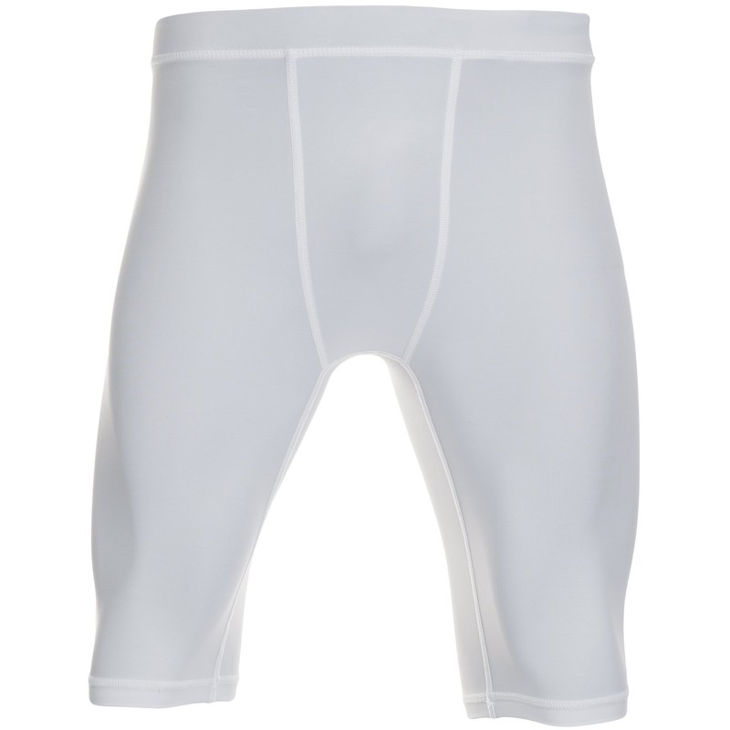 CompressionZ Compression Shorts Men - Sport Spandex Compression Underwear (White,