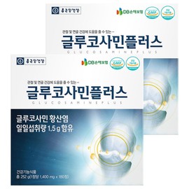 Chong Kun Dang Health Glucosamine Plus 180 tablets / 종근당건강 글루코사민플러스 180정 X 2개 6개월분 무릎 관절 연골 건강