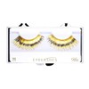 Metallic Gold Eyelashes Accessory for Fancy Dress