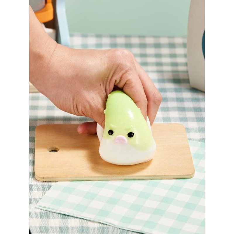 Tabasquishy Handmade Green Pufferfish Taba Squishy – Perfect Stress Relief