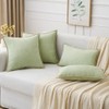 MIULEE Pack of 2 Couch Throw Pillow Covers 18x18 Inch