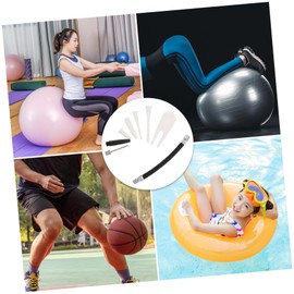 KICHOUSE 5 Sets Inflator Accessories for Exercise Balls Basketball Needles Yoga Plugs Replacement Kit with Air Pump Parts for Inflatable Products