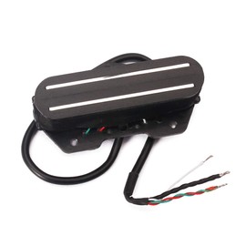 Ogdni Dual Rail Humbucker Pickup Bridge Pickup for Tele Style Electric Guitar Replacement Parts