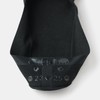 MUJI Women's Seamless Toe Shallow Footcover (Non-Skid Heel), Black