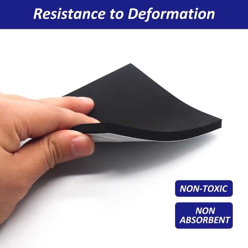 Foam Padding Sheets with Adhesive Backing - Self Stick Neoprene