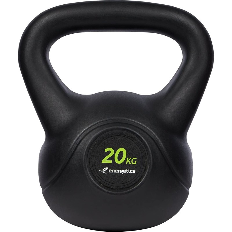 ENERGETICS Training Dumbbell Kettlebell Cement Black (200) XL