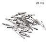 uxcell 20pcs 10A Heavy-Duty Alligator Clips,Battery Crocodile Electrical Test Clamps,Battery