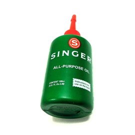 New Singer All Purpose Sewing Machine Oil, 3.8 Fluid Ounces Net, S1209, Compatible with All Sewing Machines.