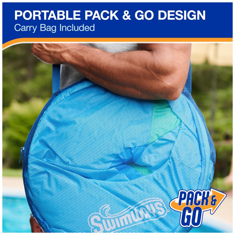 SwimWays Spring Float Premium Recliner Pool Lounger, Inflatable Pool Floats