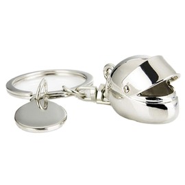 Mini Motorcycle Helmet Keychain Funny Key Ring Men's Gift Moto Accessories Collect (Helmet)